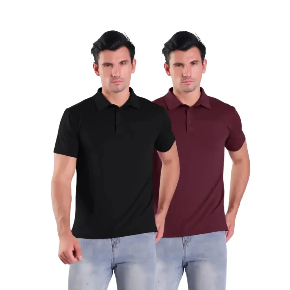 2 Pack Mens Golf Shirts