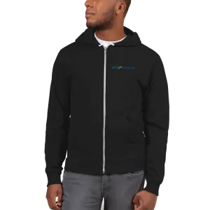 247 Sports Primary Logo Zip Up Hooded Sweeatshirt