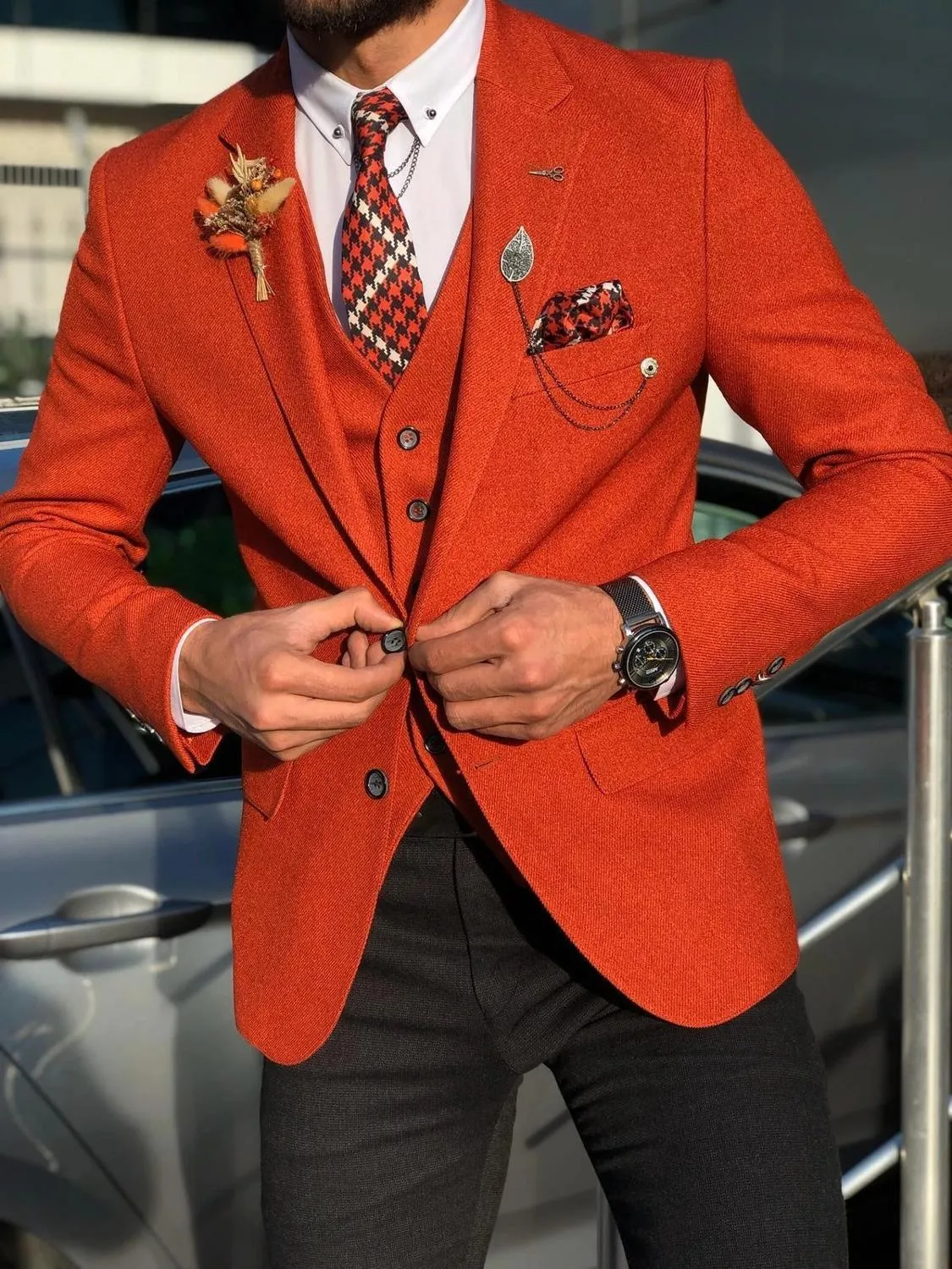 3-Piece Men's Suit Separates