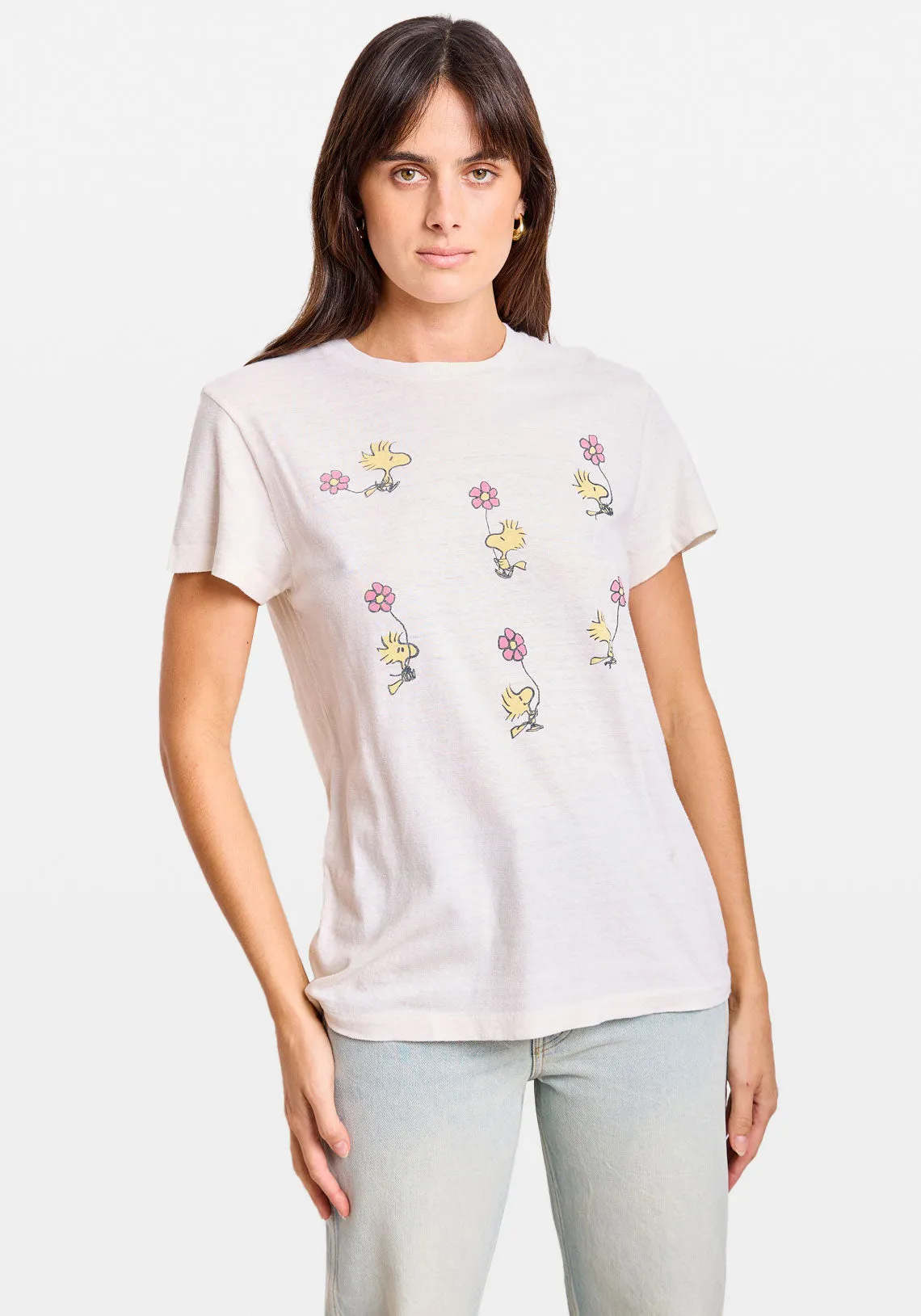 70S LOOSE TEE WOODSTOCK VINTAGE WHITE