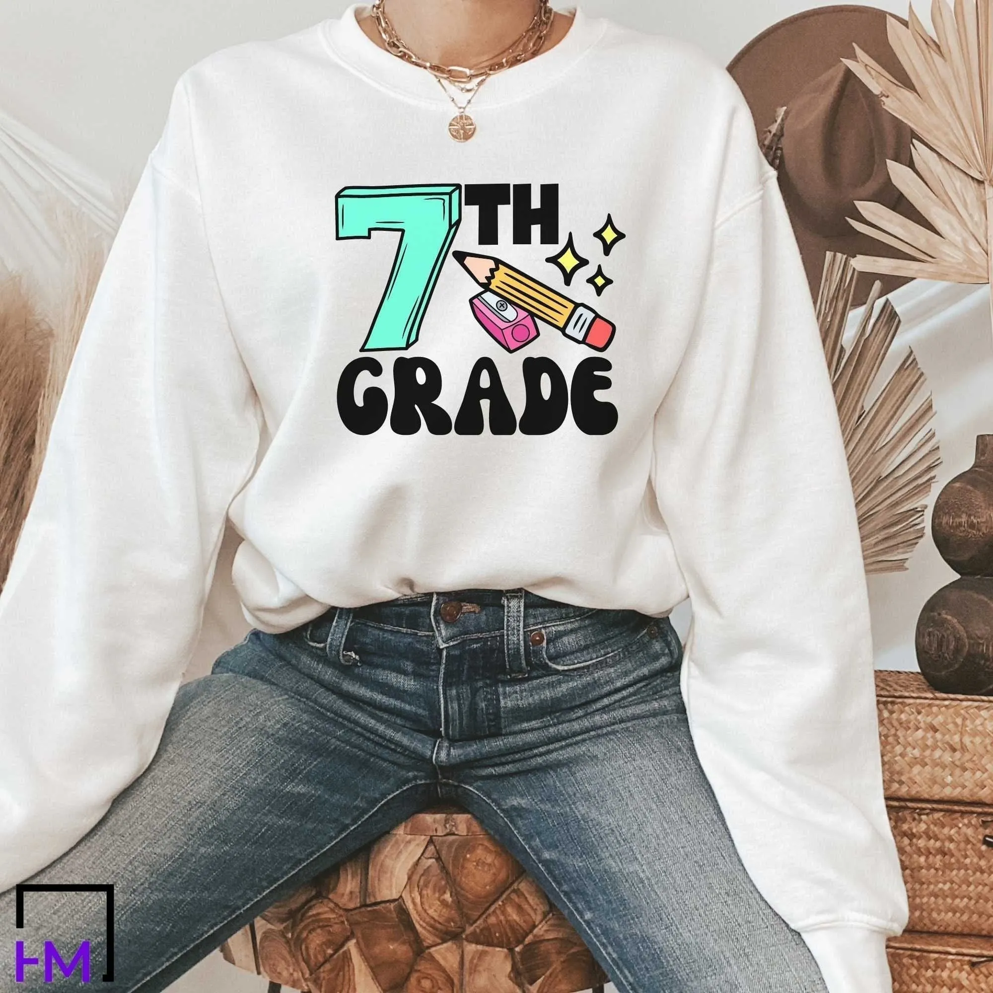 7th Grade Teacher Shirt, Great for New Teacher, Teacher Teams & Appreciation Gifts