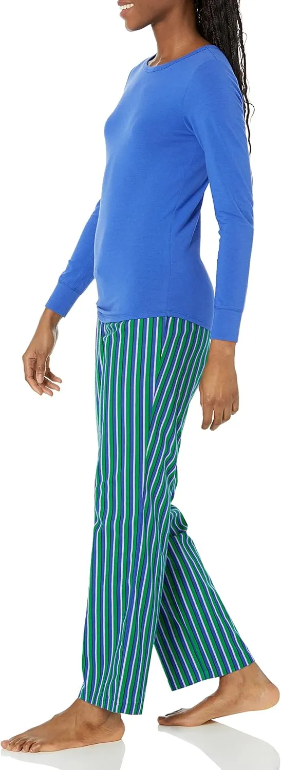 Amazon Essentials Harry Potter | Looney Tunes Women's Lightweight Flannel Pant and Long-Sleeve T-Shirt Sleep Set