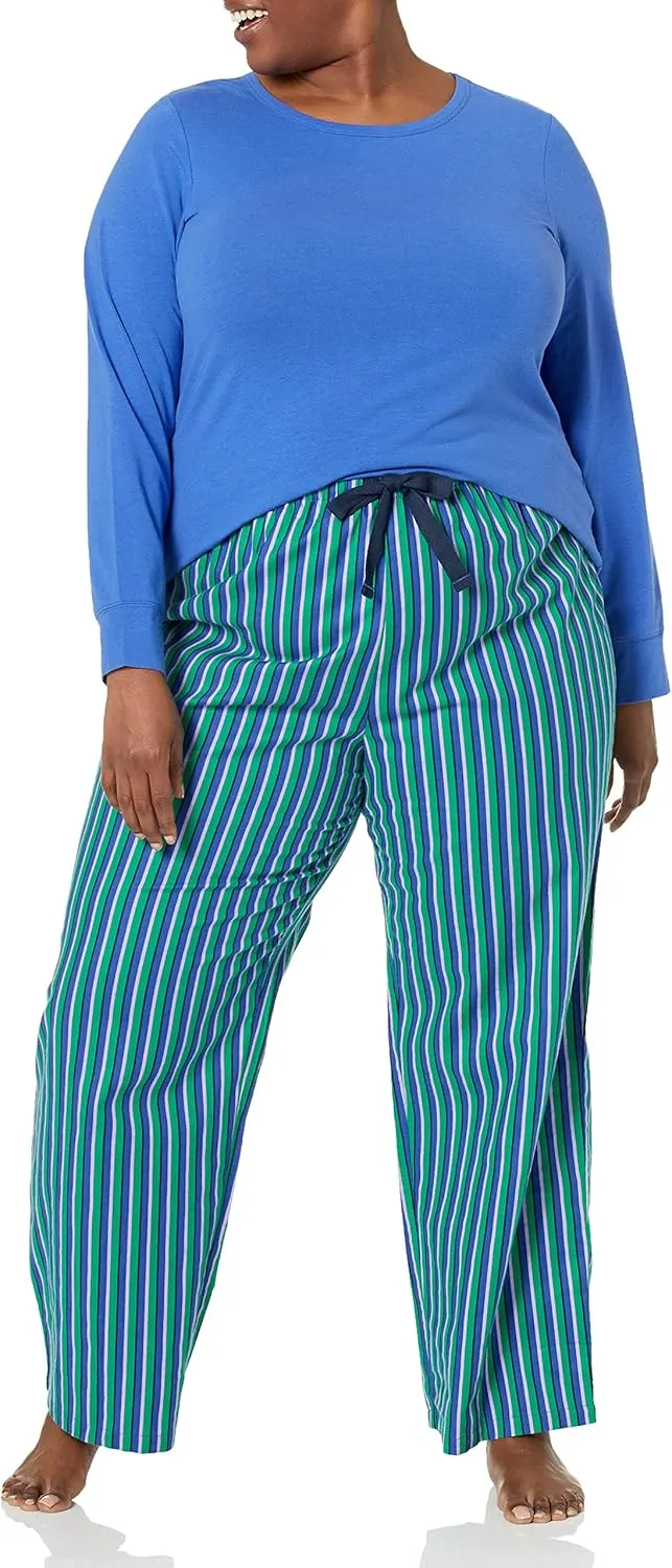 Amazon Essentials Harry Potter | Looney Tunes Women's Lightweight Flannel Pant and Long-Sleeve T-Shirt Sleep Set