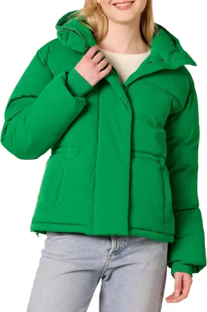 Amazon Essentials Women's Short Waisted Puffer Jacket (Available in Plus Size)