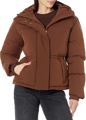 Amazon Essentials Women's Short Waisted Puffer Jacket (Available in Plus Size)