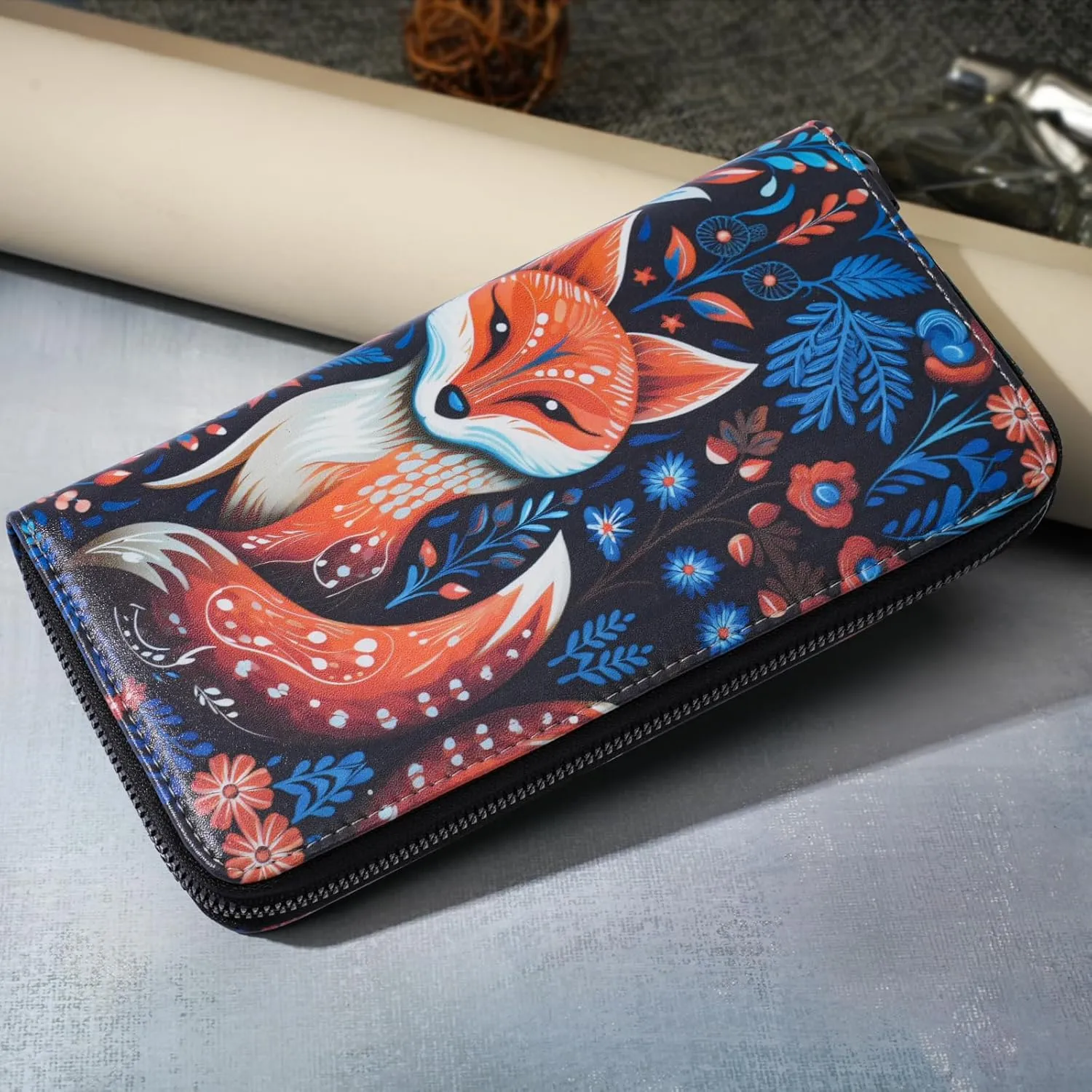 APHISON Wallet Women Large Capacity Clutch Purse For Ladies Card Holder RFID Wristlet Phone Zipper Coin Travel Pocket