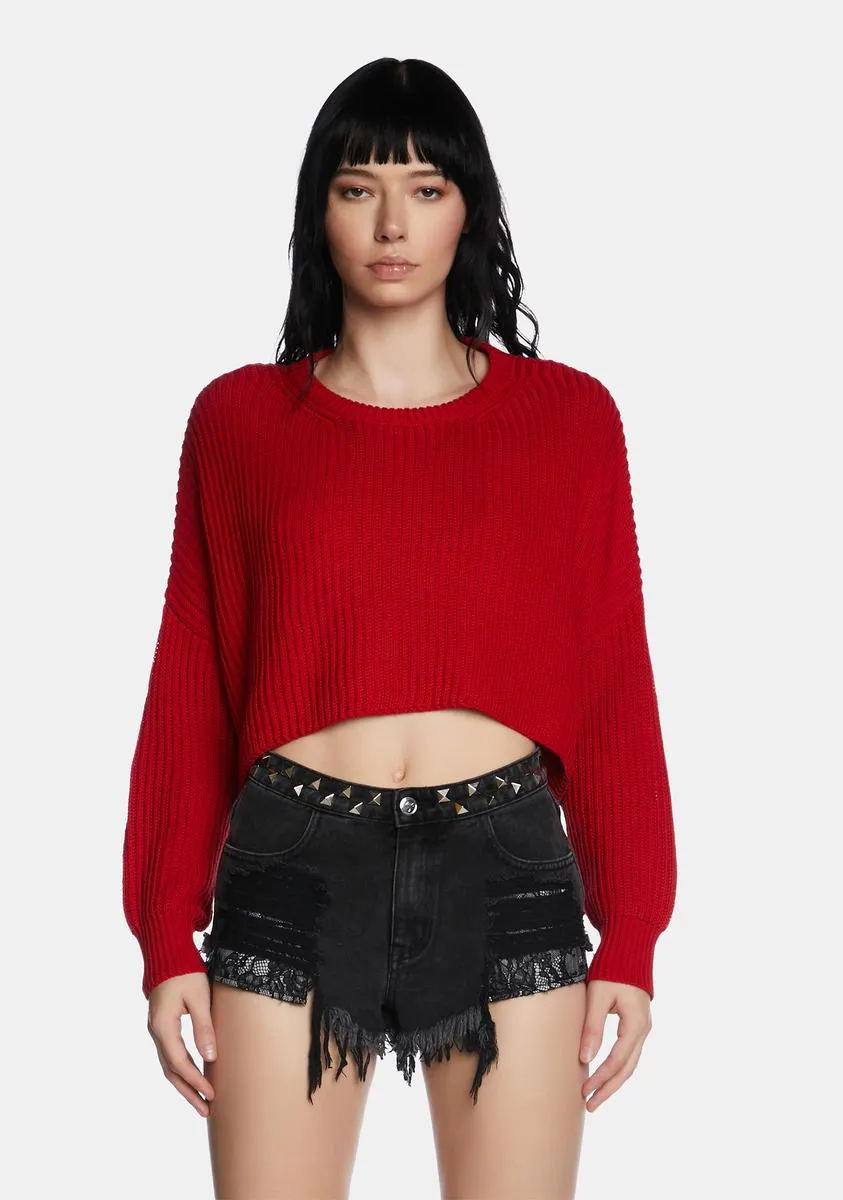 Autumn Revival Cropped Sweater