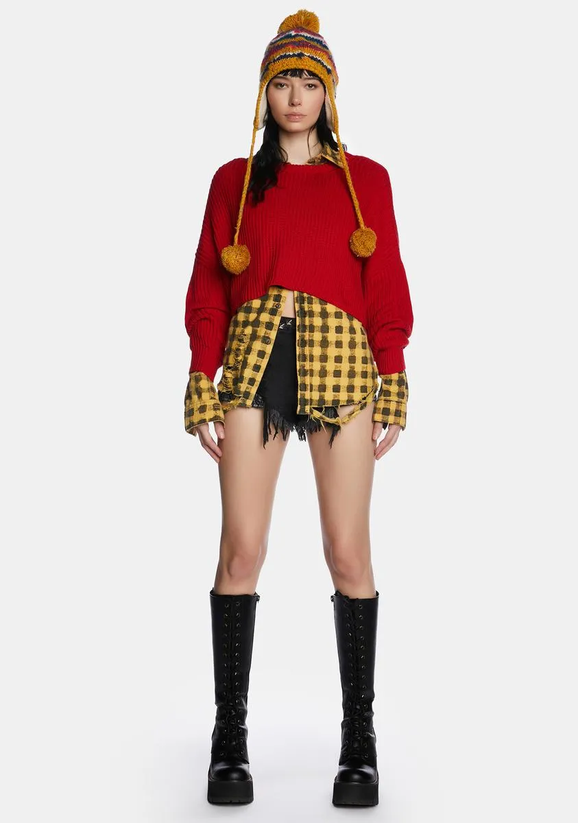 Autumn Revival Cropped Sweater