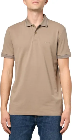 BOSS Men's Pio Sporty Tonal Collar Polo