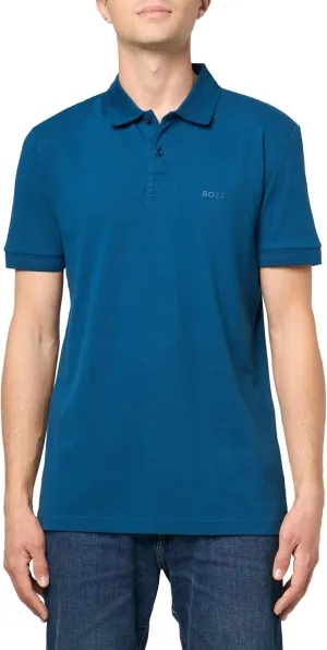 BOSS Men's Pio Sporty Tonal Collar Polo