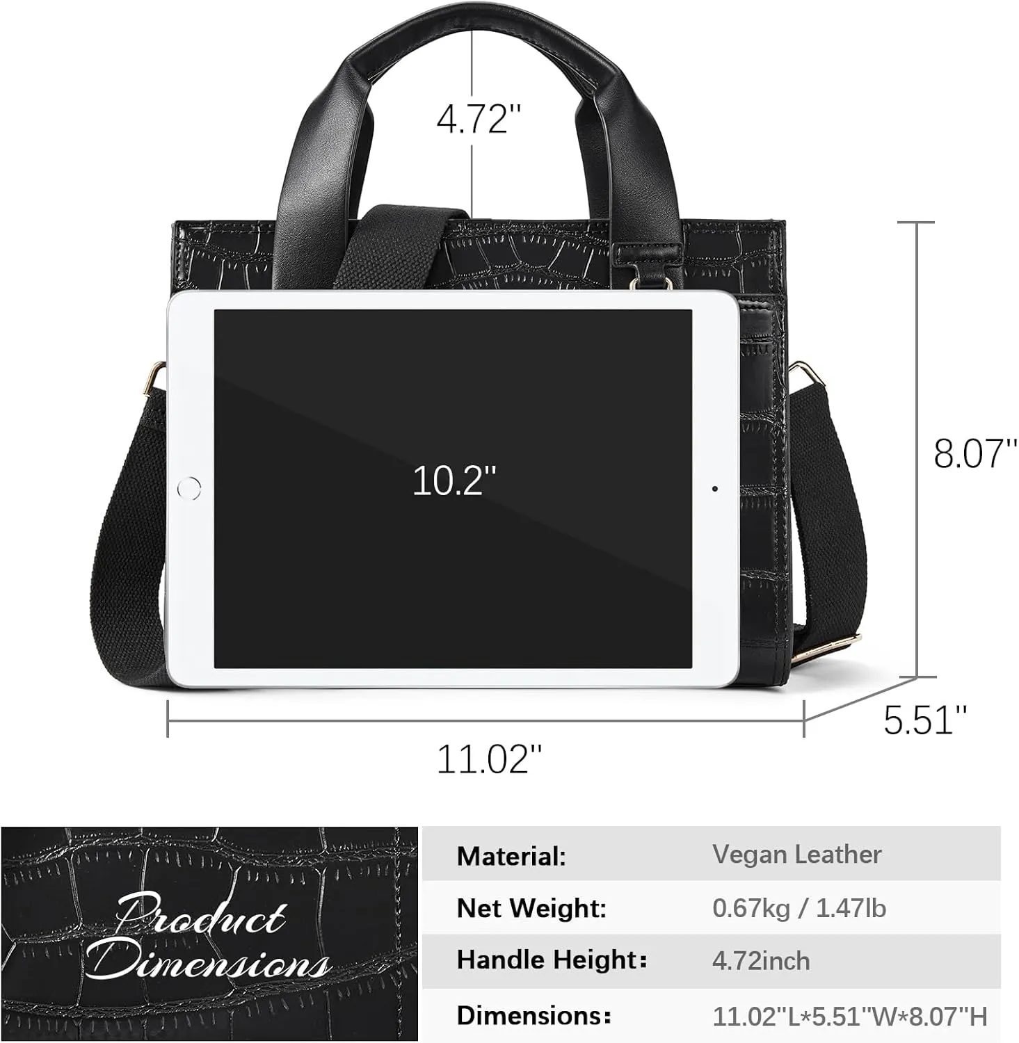 BOSTANTEN Small Tote Bag for Women Crossbody Trendy Purses Vegan Leather Satchel Handbags with Shoulder Strap