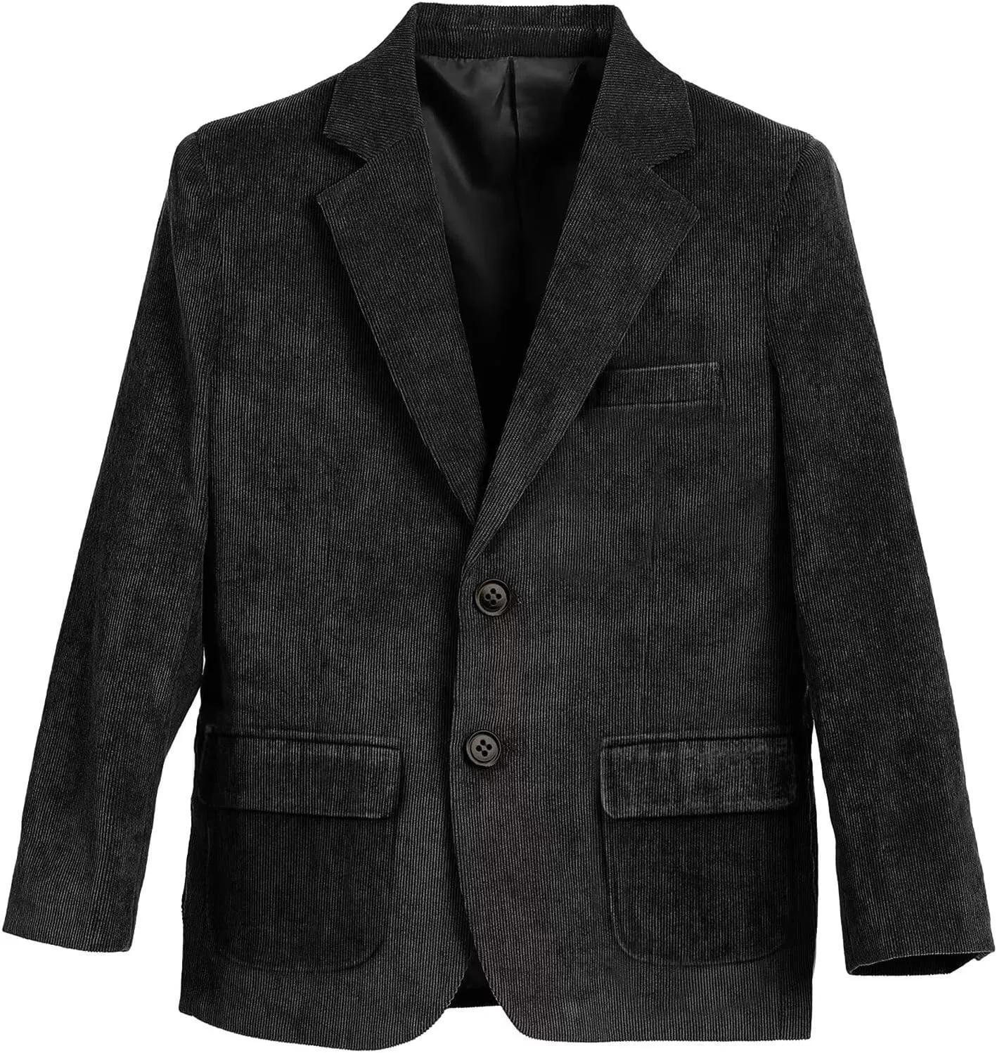 Boy Corduroy Blazer Formal Notched Lapel Cute Casual Slim Fit Tuxedo Wedding Tuxedo Blazer for Boy