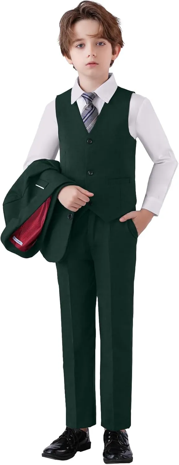 Boys Suit Formal Suits for Boy Slim Fit Kids Suit for Teen Boy Toddler Dress Boys Wedding Communion