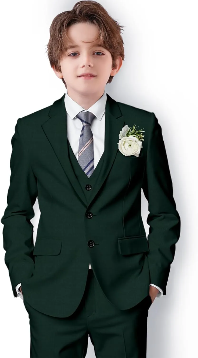 Boys Suit Formal Suits for Boy Slim Fit Kids Suit for Teen Boy Toddler Dress Boys Wedding Communion