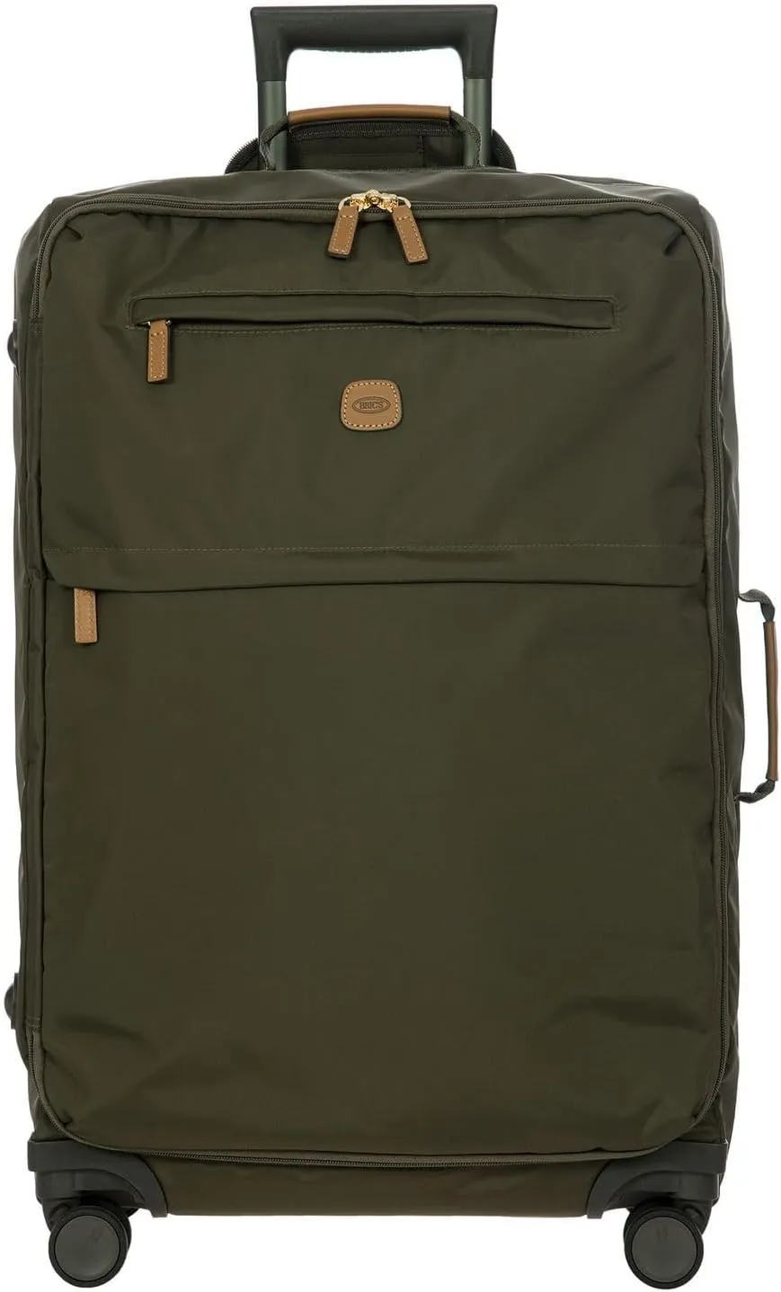 Bric's X-Bag Large Spinner with Frame - 27 Inch - Suitcases with Wheels - Checked Luggage - Olive
