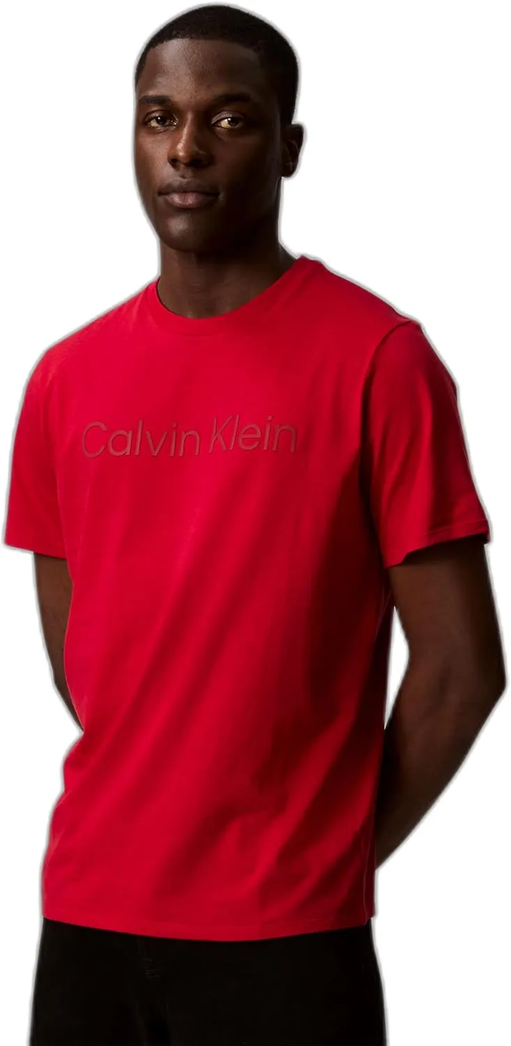 Calvin Klein Men's Relaxed Fit CK Logo Crewneck T-Shirt