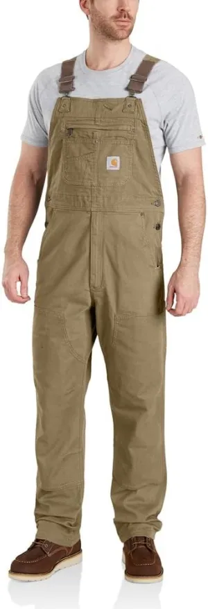 Carhartt Men's Rugged Flex Relaxed Fit Canvas Bib Overall