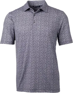 Cutter & Buck Pike Magnolia Print Stretch Men's Polo