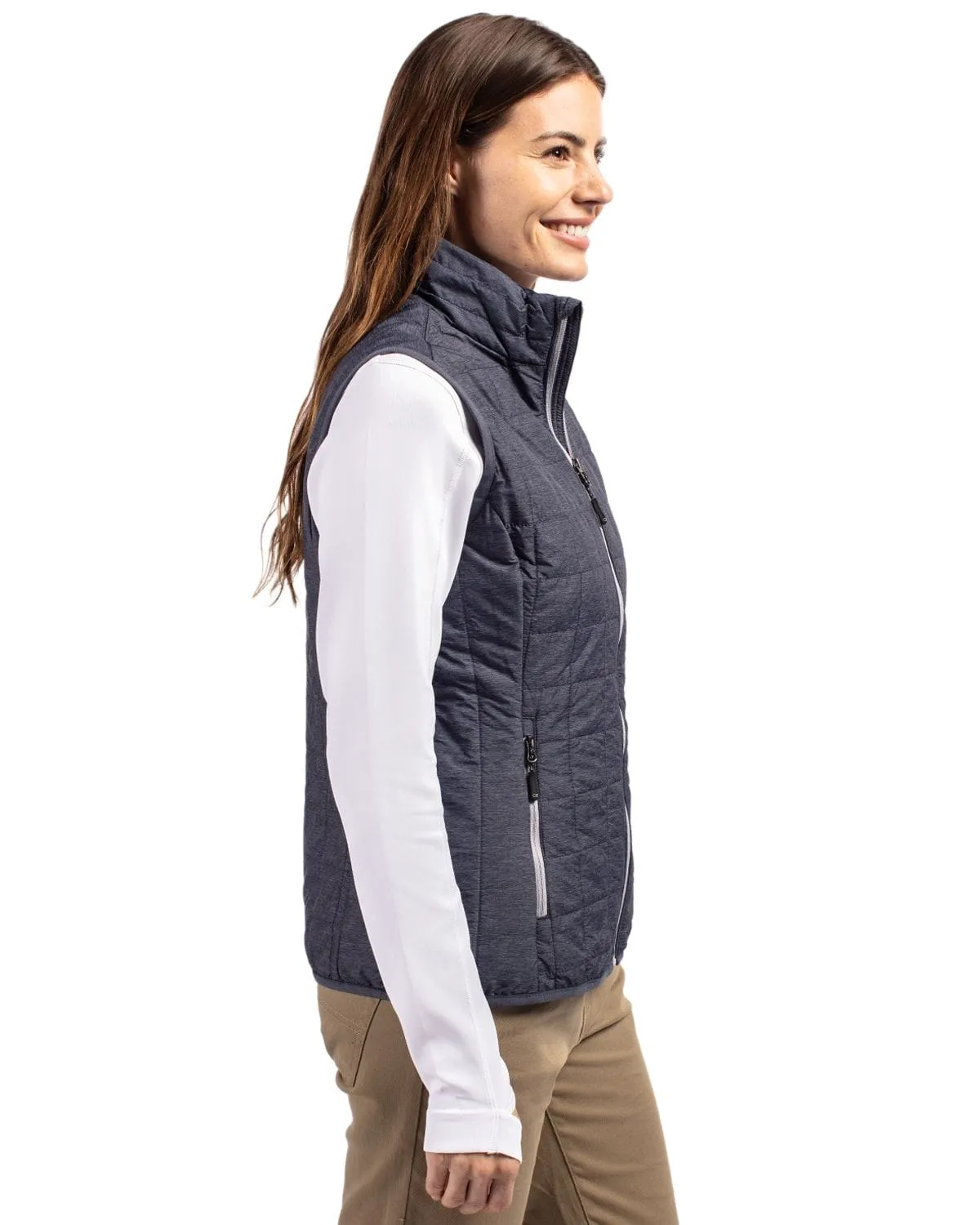 Cutter & Buck - Women's Rainier PrimaLoft Eco Full Zip Vest