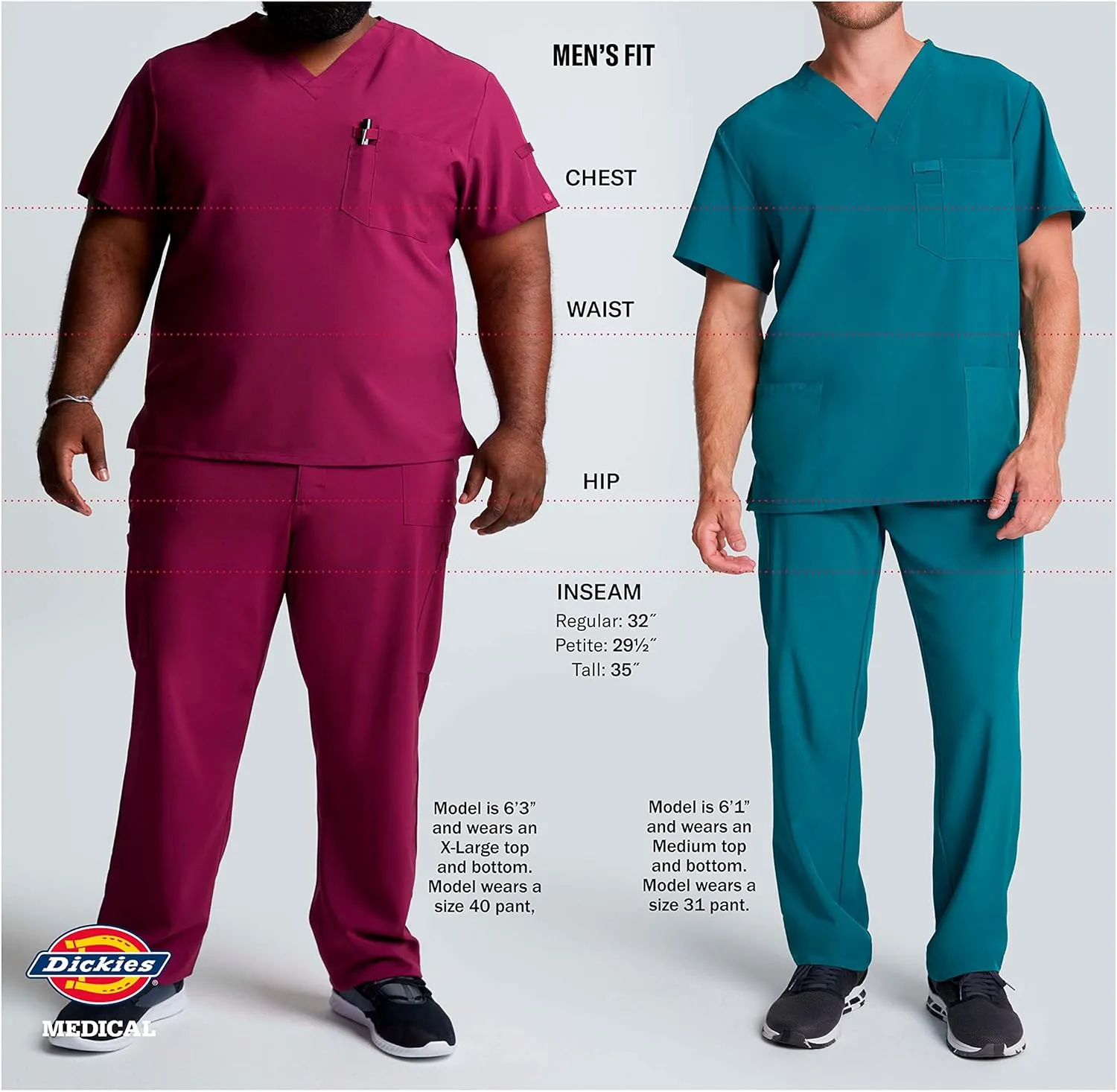 Dickies Dynamix Men Scrubs Pant Natural Rise Jogger DK040