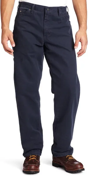 Dickies Mens Relaxed Fit Sanded Duck Carpenter Jean