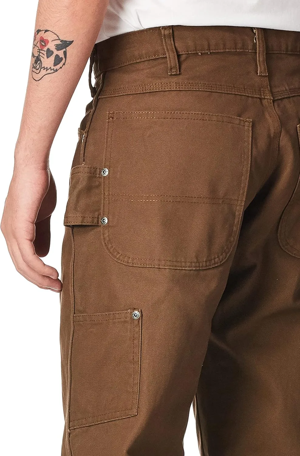 Dickies Mens Relaxed Fit Sanded Duck Carpenter Jean