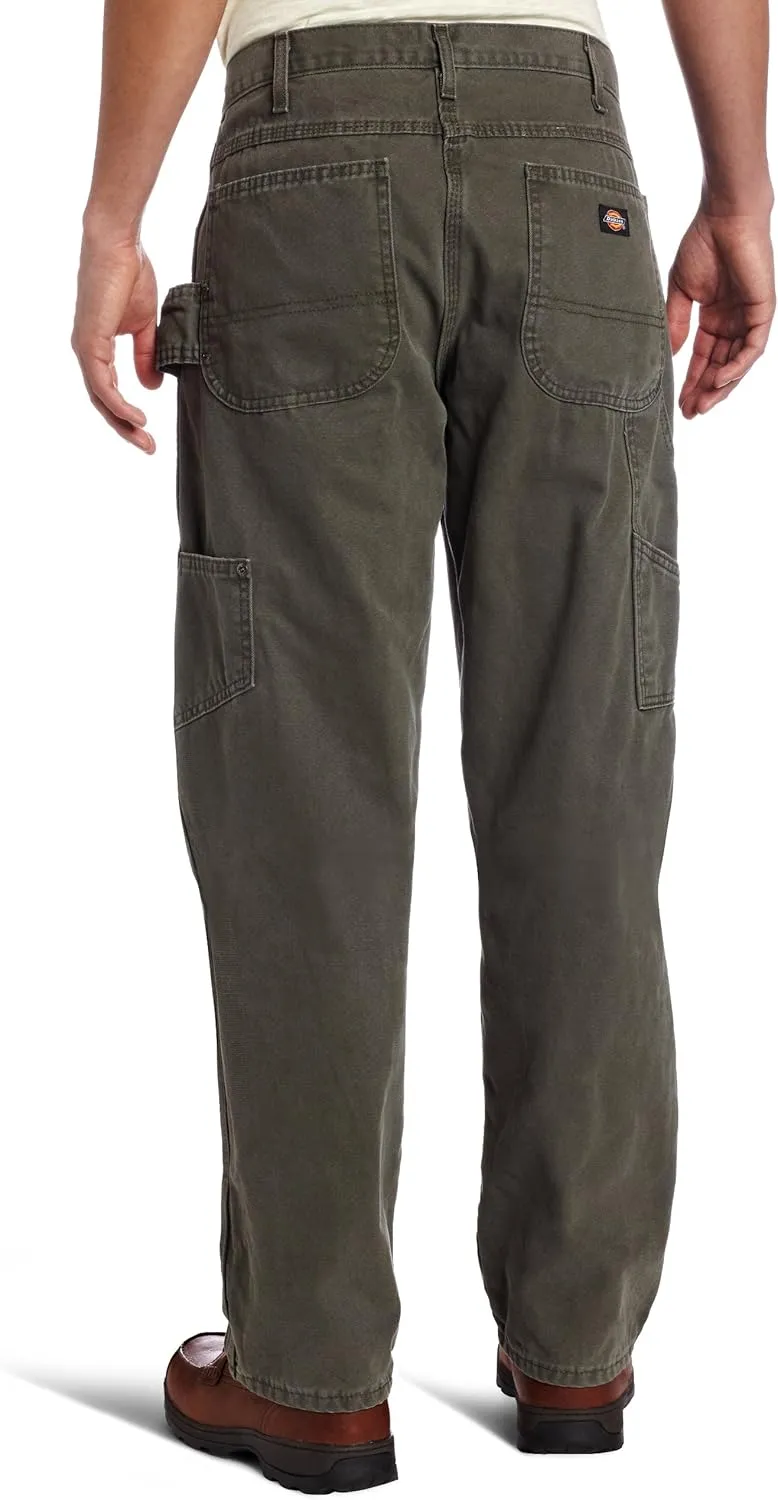 Dickies Mens Relaxed Fit Sanded Duck Carpenter Jean