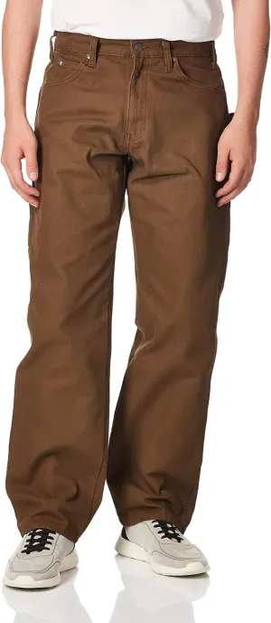 Dickies Mens Relaxed Fit Sanded Duck Carpenter Jean