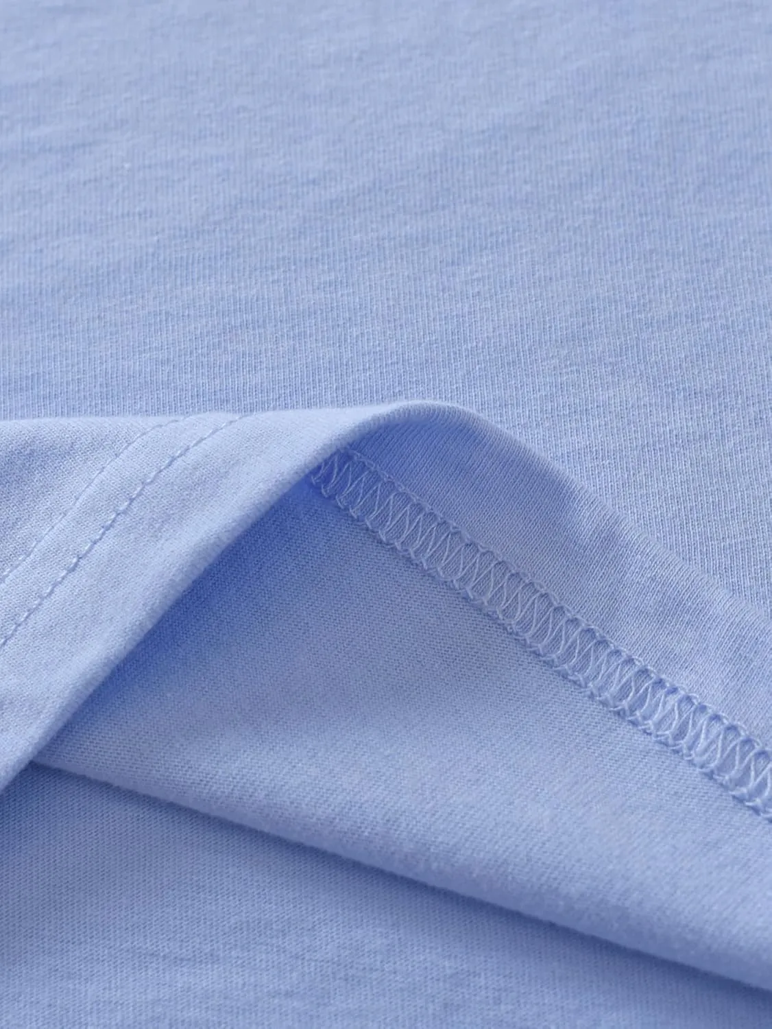 Esenchel Men's Button Up Pajama Shirt Cotton Sleep Top 2 Pack