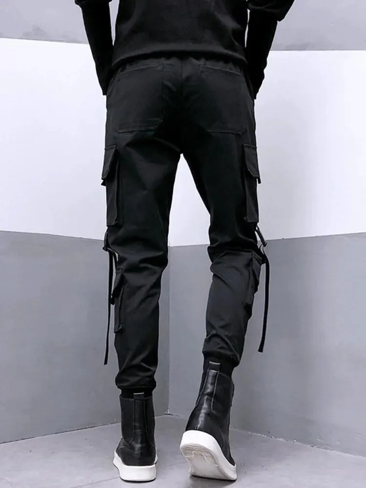 Fashion Cargo Pants Women Man Summer Hip Hop Streetwear Pockets Harem Trousers Joggers Pants