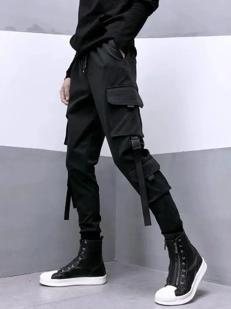 Fashion Cargo Pants Women Man Summer Hip Hop Streetwear Pockets Harem Trousers Joggers Pants