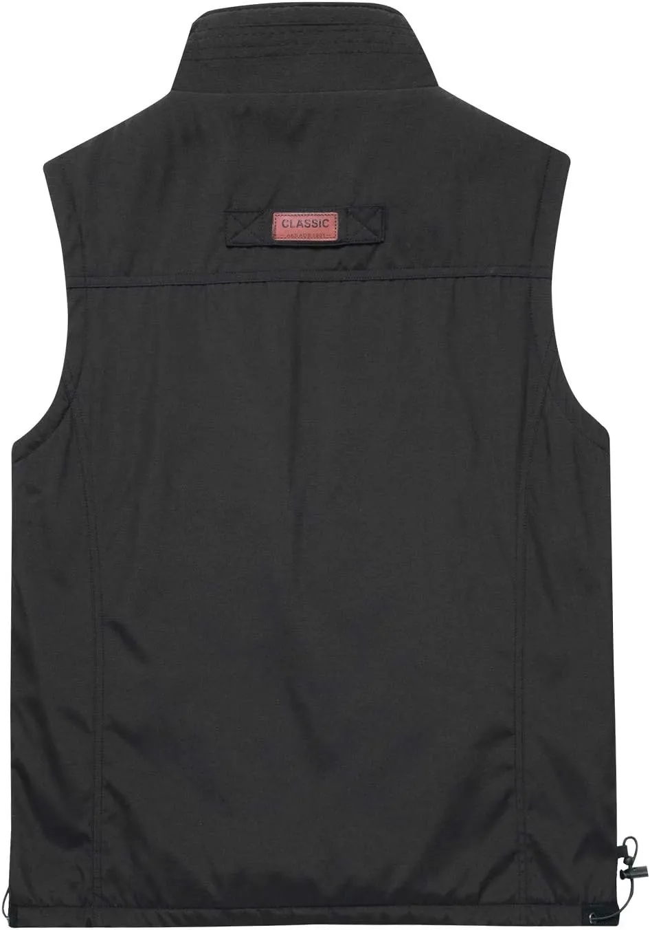 Flygo Men's Casual Lightweight Outdoor Travel Fishing Hunting Vest Jacket with Pockets