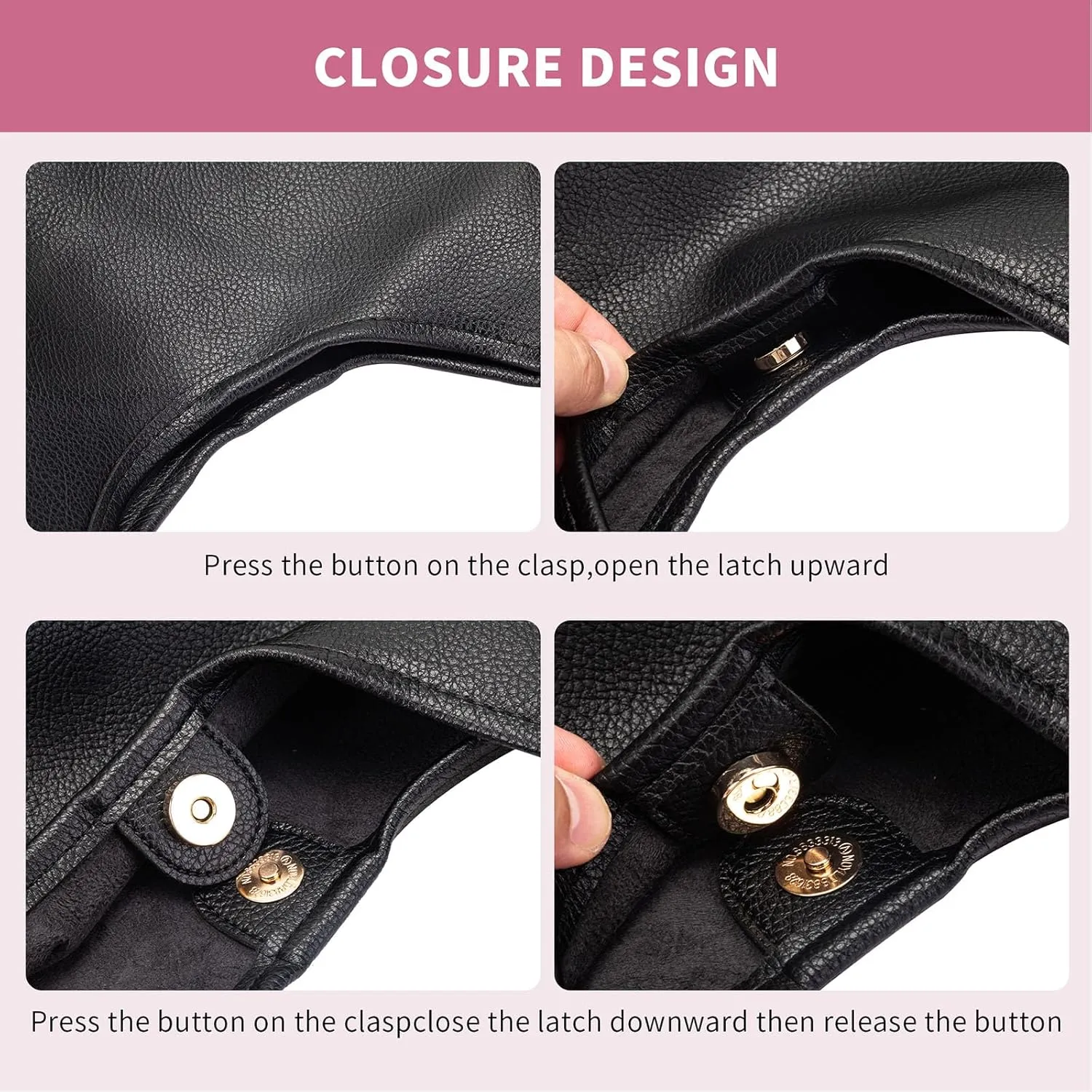 Foldable Slouchy Hobo Shoulder Bag for Women Ultra Soft Genuine Leather Top Handle Handbag with Coin Purse for Daily Use