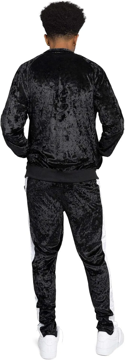 G-Style USA Men's Velour Velvet Tracksuit Sets -Casual Wear, Gym, and Lounge