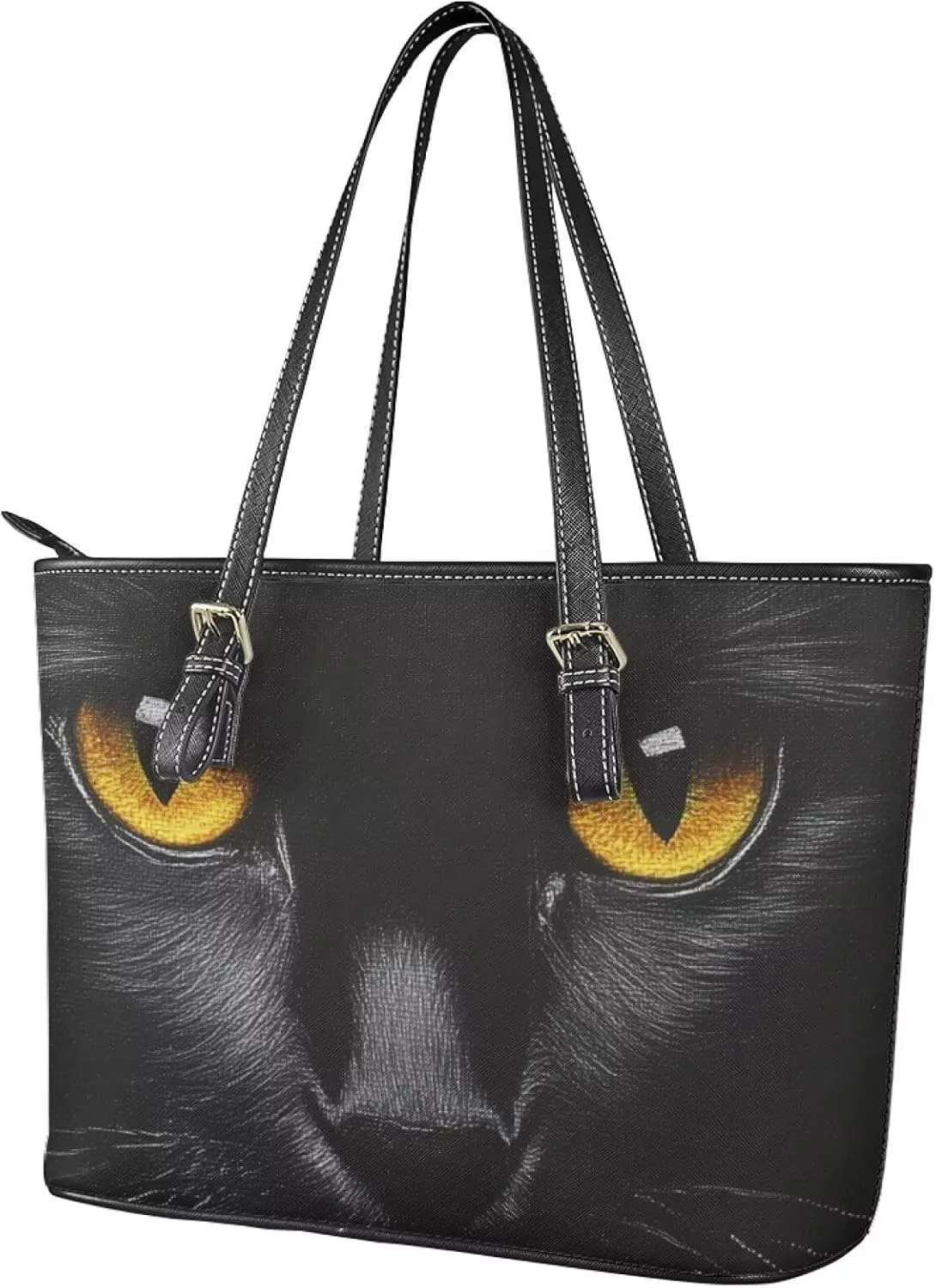 GIFTPUZZ Women's Satchel Handbags with Zipper Women Ladies Tote Bag PU Leather Big Purses Shoulder Bag for Work