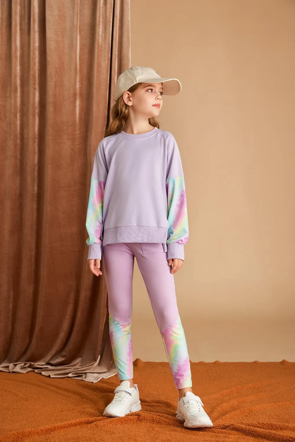 GRACE KARIN Girls Clothes Sweatshirt for Teen Girls Fashion Outfits Sweapants Leggings Tracksuit Clothing Set Size 5-14