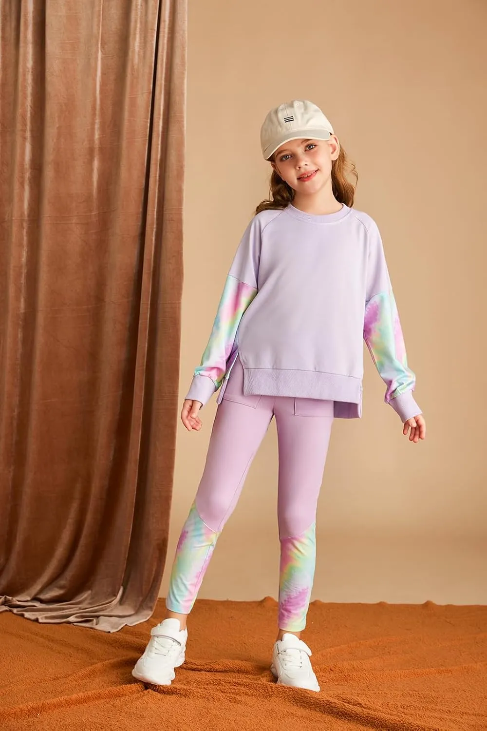 GRACE KARIN Girls Clothes Sweatshirt for Teen Girls Fashion Outfits Sweapants Leggings Tracksuit Clothing Set Size 5-14