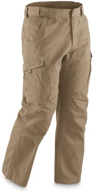 Guide Gear Canvas Cargo Pants for Men Relaxed Fit, Mens Work Pants for Construction, Utility, and Safety