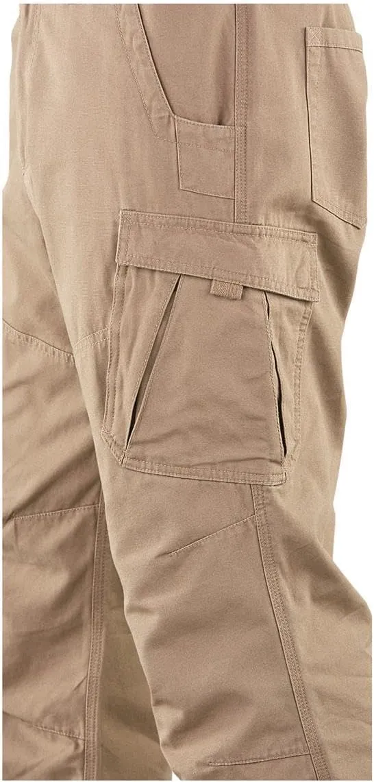 Guide Gear Canvas Cargo Pants for Men Relaxed Fit, Mens Work Pants for Construction, Utility, and Safety