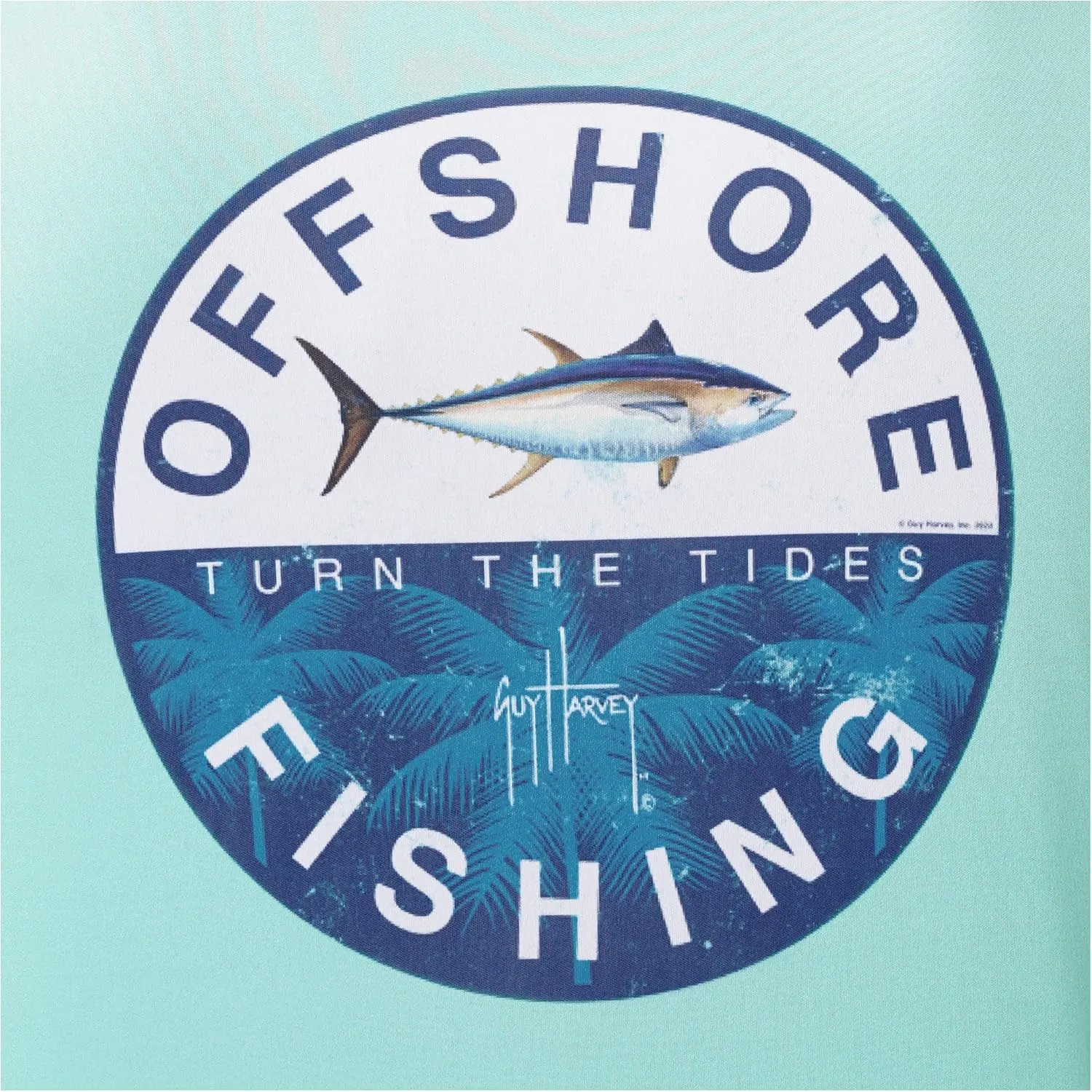 Guy Harvey Men's Long Sleeve Performance T-Shirt with UPF 30  Sun Protection