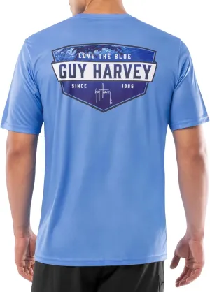 Guy Harvey Men's Short Sleeve Performance T-Shirt with UPF 30  Sun Protection