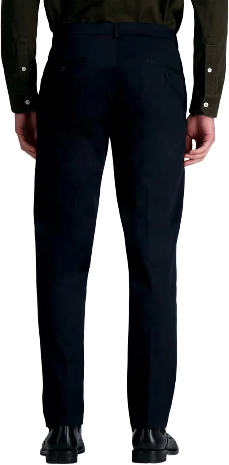 Haggar Men's Wrinkle Free Straight Fit Flat Front Khaki Pant