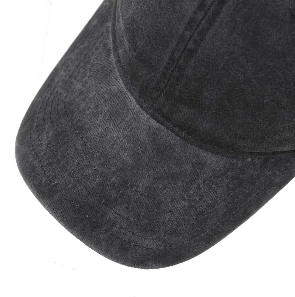 HH HOFNEN Men Women Washed Distressed Twill Cotton Baseball Cap Vintage Adjustable Dad Hat
