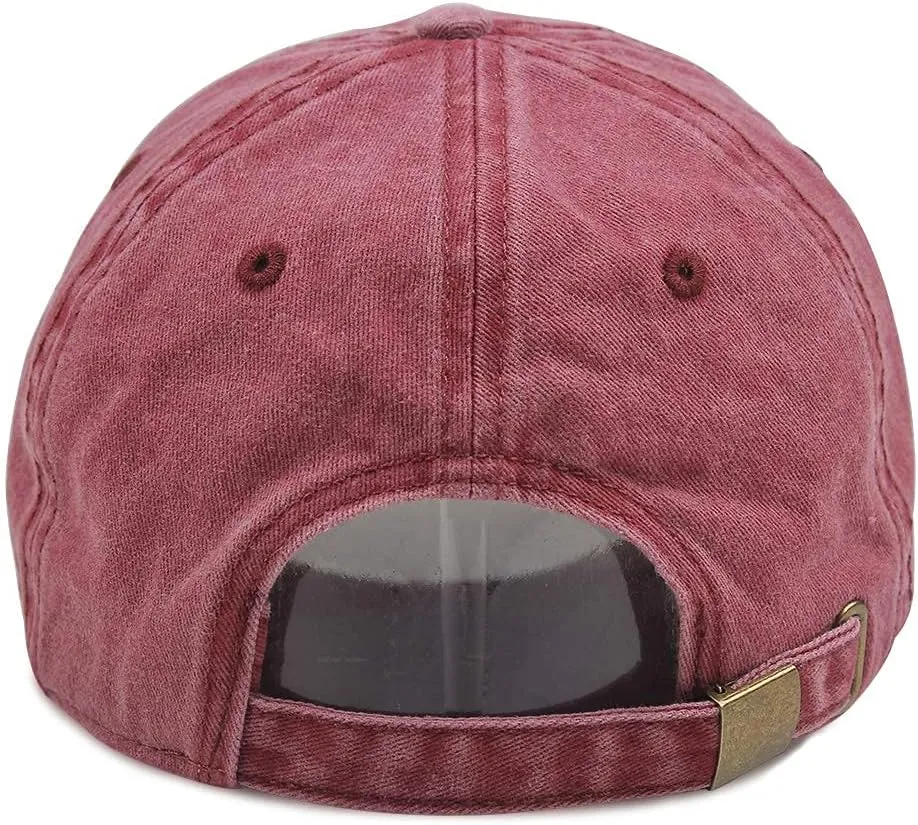 HH HOFNEN Men Women Washed Distressed Twill Cotton Baseball Cap Vintage Adjustable Dad Hat