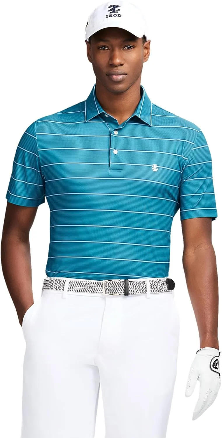 IZOD Men's Swingflex Elite Short Sleeve Golf Polo