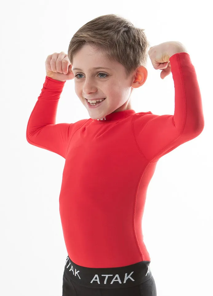 Kids' ATAK Sports Long Sleeve Thermal Compression Base Layer Top