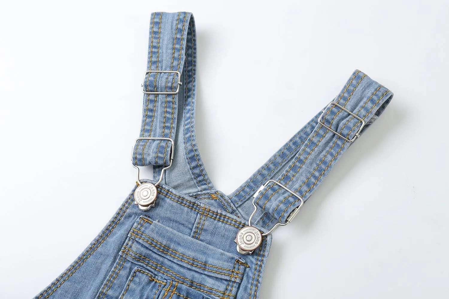 KIDSCOOL SPACE Baby Boy Girl Jean Shorts,Toddler Denim Cute Summer Shortalls