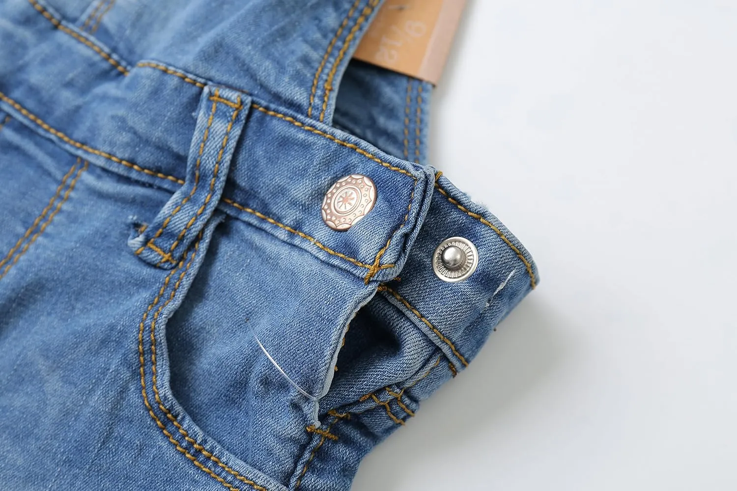 KIDSCOOL SPACE Baby Boy Girl Jean Shorts,Toddler Denim Cute Summer Shortalls