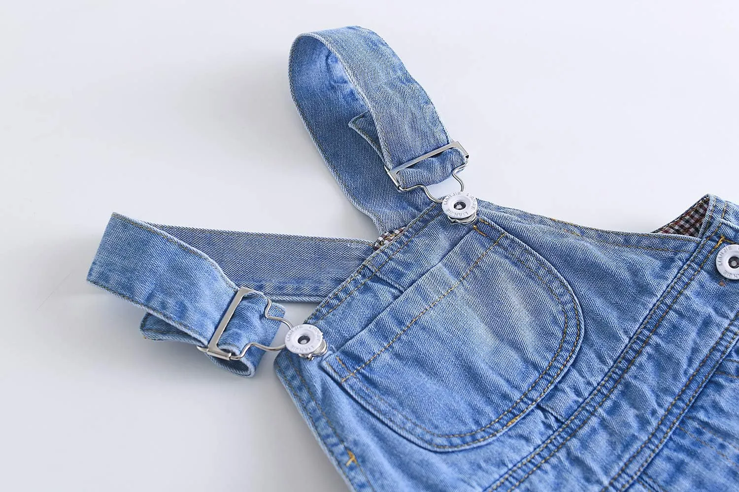 KIDSCOOL SPACE Baby Girl Boy Jean Overalls,Toddler Summer Denim Shortall