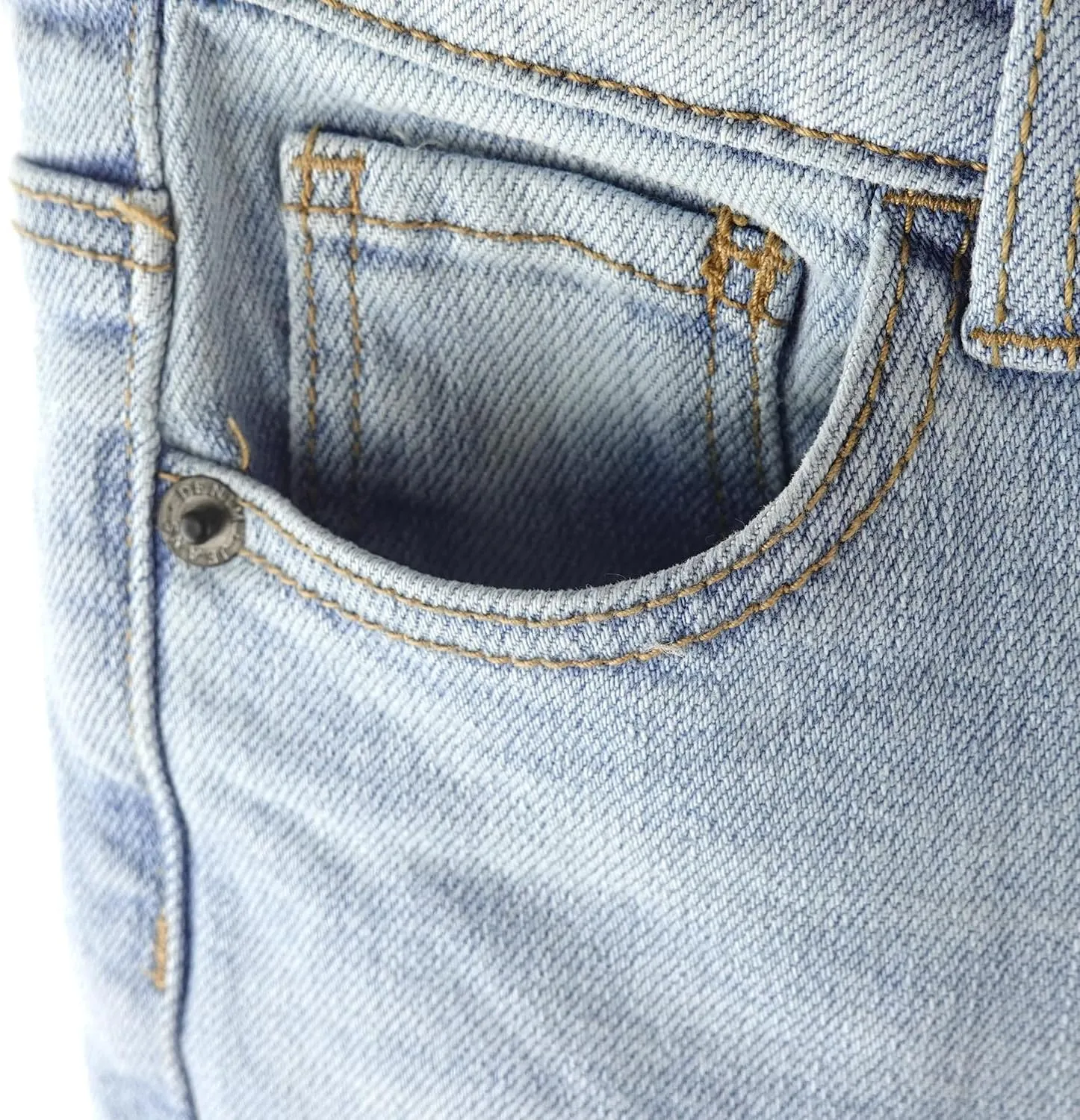 KIDSCOOL SPACE Baby Little Big Boys Denim Shorts,Elastic Waistband Inside Ripped Holes Jeans Summer Wear